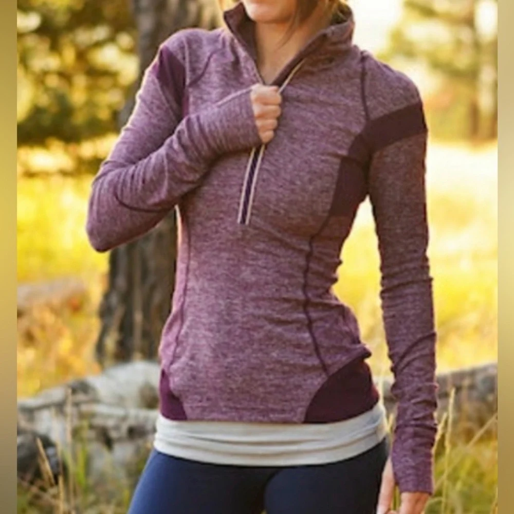 Lululemon Run Inspire Half Zip Pullover